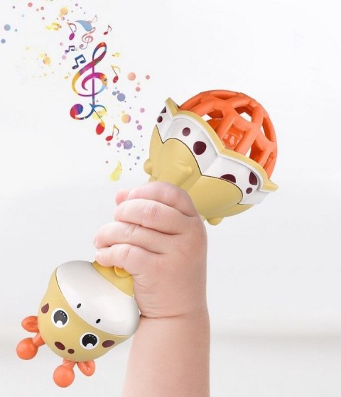 WOOPIE BABY Grzechotka Żyrafka Sensoryczna Gryzak z Muzyką Montessori 1 szt. WOOPIE BABY Grzechotka Żyrafka Sensoryczna Gryzak z Muzyką Montessori 1 szt.