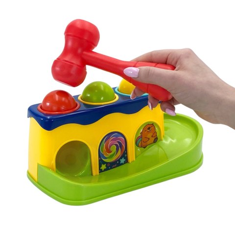 WOOPIE BABY Kolorowa Przebijanka Wbijanka z Młoteczkiem Montessori WOOPIE BABY Kolorowa Przebijanka Wbijanka z Młoteczkiem Montessori