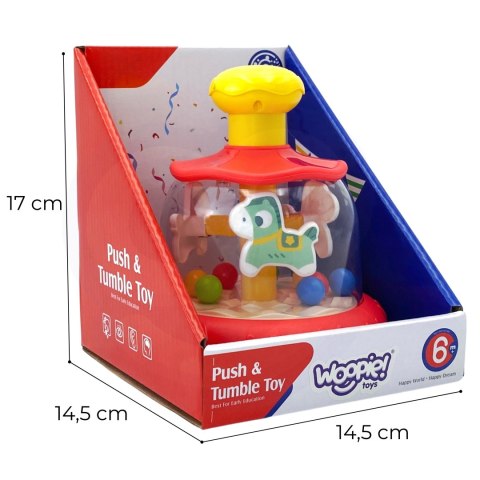 WOOPIE BABY Kolorowe Koniki Czerwona Bączek Karuzela WOOPIE BABY Kolorowe Koniki Czerwona Bączek Karuzela
