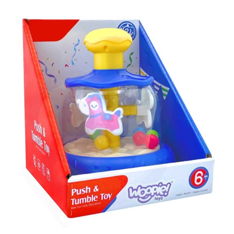 WOOPIE BABY Kolorowe Koniki Niebieski Bączek Karuzela z Kulkami WOOPIE BABY Kolorowe Koniki Niebieski Bączek Karuzela z Kulkami