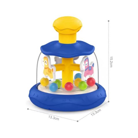 WOOPIE BABY Kolorowe Koniki Niebieski Bączek Karuzela z Kulkami WOOPIE BABY Kolorowe Koniki Niebieski Bączek Karuzela z Kulkami