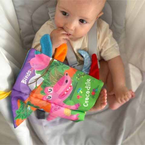 WOOPIE BABY Książeczka z Ogonkami Zwierząt Leśnych Materiałowa WOOPIE BABY Książeczka z Ogonkami Zwierząt Leśnych Materiałowa