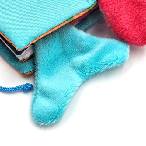 WOOPIE BABY Książeczka z Ogonkami Zwierząt Morskich Materiałowa WOOPIE BABY Książeczka z Ogonkami Zwierząt Morskich Materiałowa
