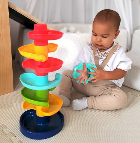 WOOPIE BABY Kulodrom Tor Kulkowy Zestaw Spirala + 2 Kulki WOOPIE BABY Kulodrom Tor Kulkowy Zestaw Spirala + 2 Kulki