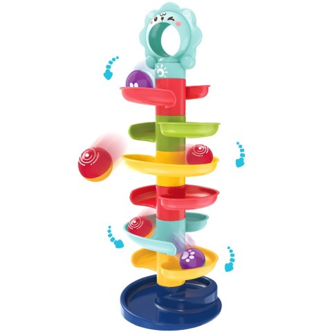 WOOPIE BABY Kulodrom Tor Kulkowy Zestaw Spirala + 2 Kulki WOOPIE BABY Kulodrom Tor Kulkowy Zestaw Spirala + 2 Kulki