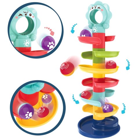 WOOPIE BABY Kulodrom Tor Kulkowy Zestaw Spirala + 2 Kulki WOOPIE BABY Kulodrom Tor Kulkowy Zestaw Spirala + 2 Kulki