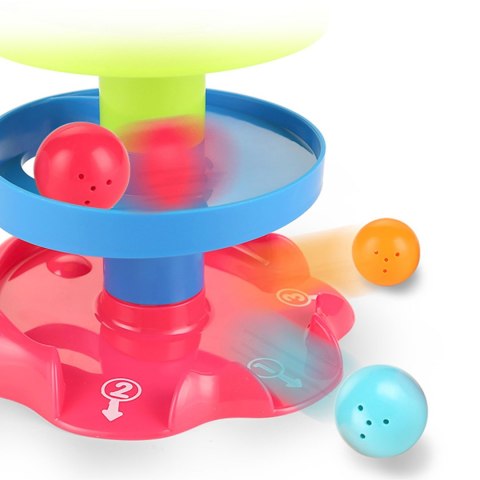 WOOPIE BABY Kulodrom Tor Kulkowy Zestaw Spirala + 3 Kulki WOOPIE BABY Kulodrom Tor Kulkowy Zestaw Spirala + 3 Kulki