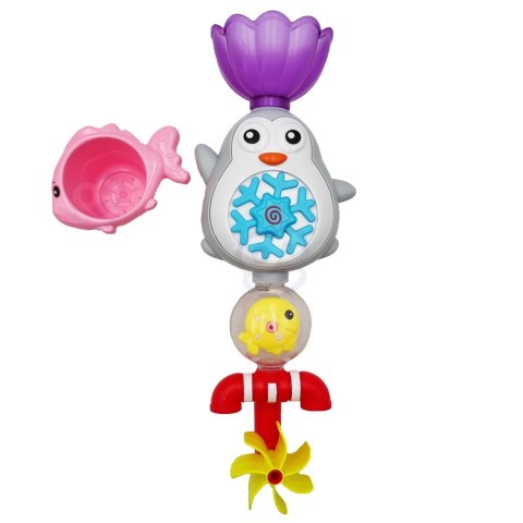 WOOPIE BABY Pingwin Zabawka Wodna do Kąpieli Rybka Kołowrotek + Kubeczek Przelewowy WOOPIE BABY Pingwin Zabawka Wodna do Kąpieli Rybka Kołowrotek + Kubeczek Przelewowy