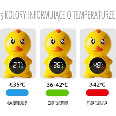 WOOPIE BABY Termometr do Mierzenia Temperatury Wody Kaczuszka WOOPIE BABY Termometr do Mierzenia Temperatury Wody Kaczuszka