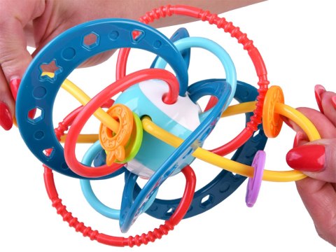 WOOPIE BABY Zabawka Sensoryczna 2w1 Gryzak Grzechotka Montessori WOOPIE BABY Zabawka Sensoryczna 2w1 Gryzak Grzechotka Montessori