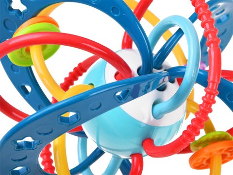 WOOPIE BABY Zabawka Sensoryczna 2w1 Gryzak Grzechotka Montessori WOOPIE BABY Zabawka Sensoryczna 2w1 Gryzak Grzechotka Montessori