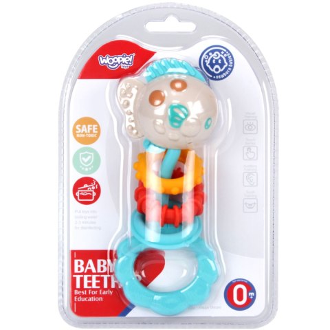 WOOPIE BABY Zabawka Sensoryczna 2w1 Grzechotka Gryzak WOOPIE BABY Zabawka Sensoryczna 2w1 Grzechotka Gryzak