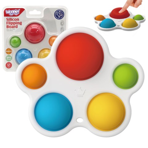 WOOPIE BABY Zabawka Sensoryczna Gryzak Antystresowy POP IT Montessori WOOPIE BABY Zabawka Sensoryczna Gryzak Antystresowy POP IT Montessori