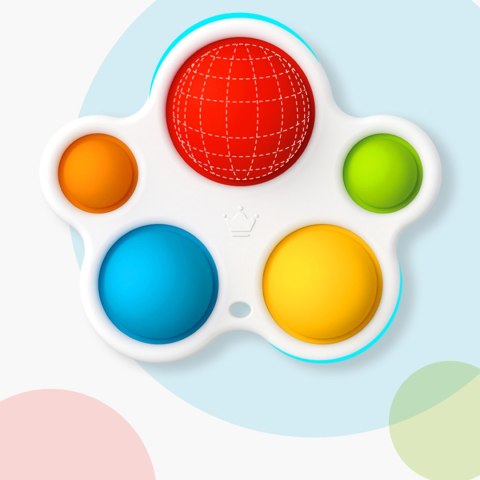 WOOPIE BABY Zabawka Sensoryczna Gryzak Antystresowy POP IT Montessori WOOPIE BABY Zabawka Sensoryczna Gryzak Antystresowy POP IT Montessori