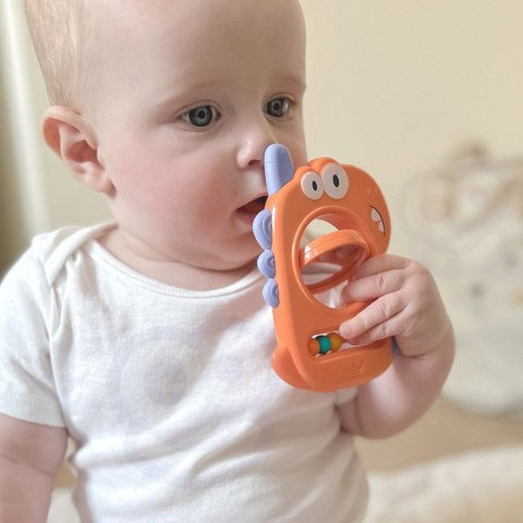 WOOPIE BABY Zabawka Sensoryczna Gryzak Lusterko Dino WOOPIE BABY Zabawka Sensoryczna Gryzak Lusterko Dino