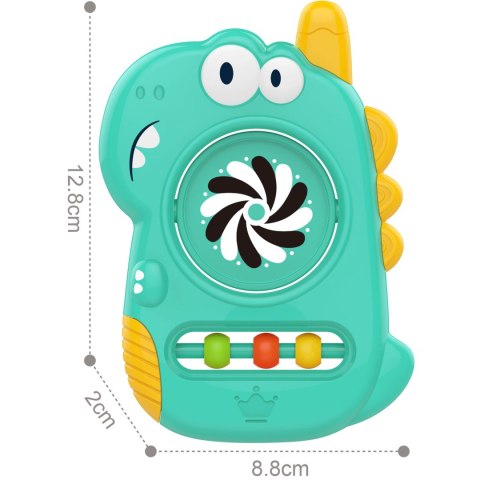 WOOPIE BABY Zabawka Sensoryczna Gryzak Lusterko Dino WOOPIE BABY Zabawka Sensoryczna Gryzak Lusterko Dino
