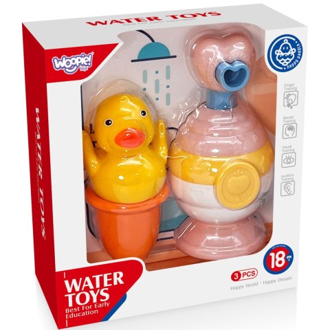 WOOPIE BABY Zabawki do Kąpieli Kubeczek + Kaczuszka + Dozownik Mydła Zestaw WOOPIE BABY Zabawki do Kąpieli Kubeczek + Kaczuszka + Dozownik Mydła Zestaw