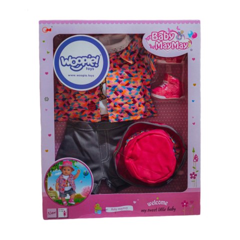 WOOPIE ROYAL Kolorowe Ubranko dla Lalki Piesek Kurteczka Czapeczka 43-46 cm WOOPIE ROYAL Kolorowe Ubranko dla Lalki Piesek Kurteczka Czapeczka 43-46 cm