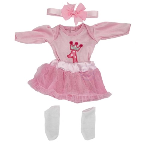 WOOPIE ROYAL Ubranko dla Lalki Zestaw Księżniczki Suknia Opaska 43-46 cm WOOPIE ROYAL Ubranko dla Lalki Zestaw Księżniczki Suknia Opaska 43-46 cm