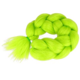 Włosy na warkoczyki neon limonka A