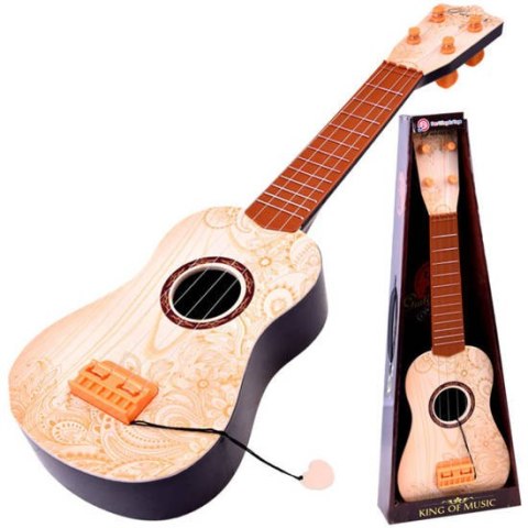 Zabawka gitara metalowe struny + piórko IN0095 Zabawka gitara metalowe struny + piórko IN0095