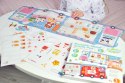 WOOPIE ART&FUN Naklejki Wielorazowe Zestaw Kreatywny Wyklejanka Pojazdy Straż Pożarna Lodziarnia 77 el.