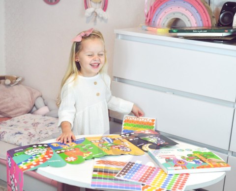 WOOPIE ART&FUN Naklejki Zestaw Dopasuj Kształty i Kolory Wyklejanka Zwierzątka 504 el. WOOPIE ART&FUN Naklejki Zestaw Dopasuj Kształty i Kolory Wyklejanka Zwierzątka 504 el.