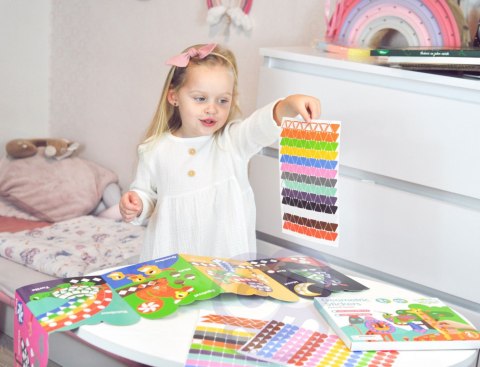 WOOPIE ART&FUN Naklejki Zestaw Dopasuj Kształty i Kolory Wyklejanka Zwierzątka 504 el. WOOPIE ART&FUN Naklejki Zestaw Dopasuj Kształty i Kolory Wyklejanka Zwierzątka 504 el.