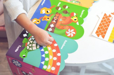 WOOPIE ART&FUN Naklejki Zestaw Dopasuj Kształty i Kolory Wyklejanka Zwierzątka 504 el. WOOPIE ART&FUN Naklejki Zestaw Dopasuj Kształty i Kolory Wyklejanka Zwierzątka 504 el.