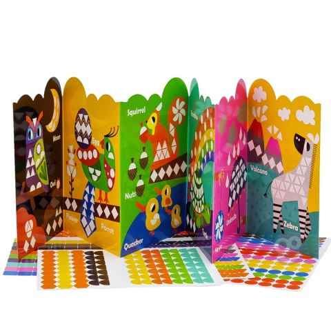 WOOPIE ART&FUN Naklejki Zestaw Dopasuj Kształty i Kolory Wyklejanka Zwierzątka 504 el. WOOPIE ART&FUN Naklejki Zestaw Dopasuj Kształty i Kolory Wyklejanka Zwierzątka 504 el.