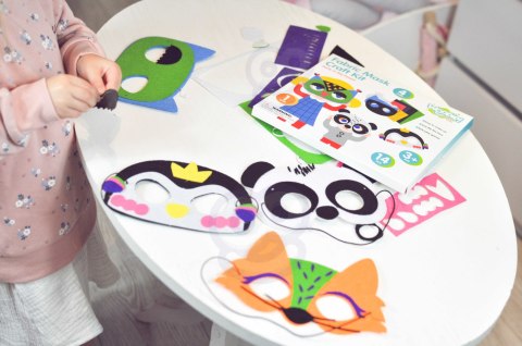 WOOPIE ART&FUN Zestaw Kreatywny Maski Filcowe Zrób to Sam 4 szt. WOOPIE ART&FUN Zestaw Kreatywny Maski Filcowe Zrób to Sam 4 szt.