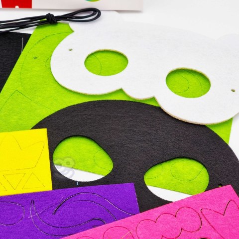 WOOPIE ART&FUN Zestaw Kreatywny Maski Filcowe Zrób to Sam 4 szt. WOOPIE ART&FUN Zestaw Kreatywny Maski Filcowe Zrób to Sam 4 szt.