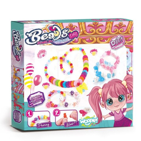 WOOPIE ART&FUN Zestaw do Robienia Biżuterii Bransoletek Wisiorków Pierścionków WOOPIE ART&FUN Zestaw do Robienia Biżuterii Bransoletek Wisiorków Pierścionków