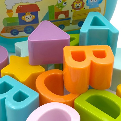 WOOPIE BABY Sorter 2w1 Skrzynka Walizka + Nauka Alfabetu i Kształtów WOOPIE BABY Sorter 2w1 Skrzynka Walizka + Nauka Alfabetu i Kształtów