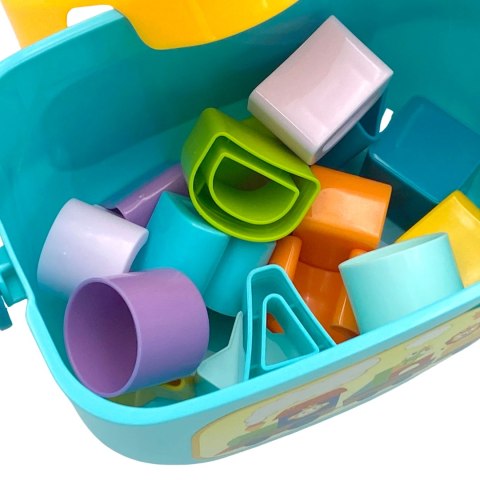 WOOPIE BABY Sorter 2w1 Skrzynka Walizka + Nauka Alfabetu i Kształtów WOOPIE BABY Sorter 2w1 Skrzynka Walizka + Nauka Alfabetu i Kształtów