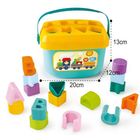 WOOPIE BABY Sorter 2w1 Skrzynka Walizka + Nauka Alfabetu i Kształtów WOOPIE BABY Sorter 2w1 Skrzynka Walizka + Nauka Alfabetu i Kształtów