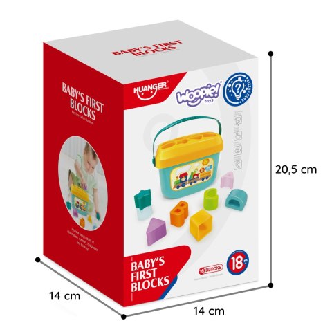WOOPIE BABY Sorter 2w1 Skrzynka Walizka + Nauka Alfabetu i Kształtów WOOPIE BABY Sorter 2w1 Skrzynka Walizka + Nauka Alfabetu i Kształtów