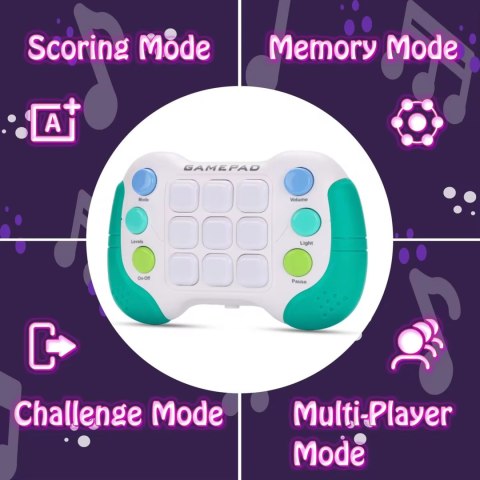 WOOPIE Elektroniczna Gra Zręcznościowa Pop-It Fidget Toy Gamepad Niebieski WOOPIE Elektroniczna Gra Zręcznościowa Pop-It Fidget Toy Gamepad Niebieski