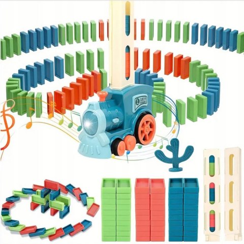 WOOPIE Elektryczna Ciuchcia Lokomotywa do Klocków Domino 63 el. WOOPIE Elektryczna Ciuchcia Lokomotywa do Klocków Domino 63 el.