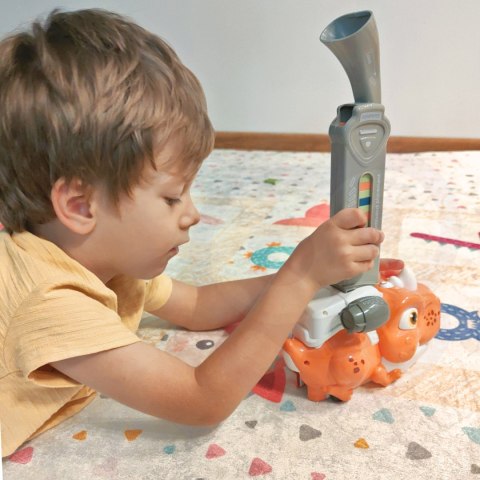WOOPIE Elektryczna Ciuchcia Lokomotywa do Klocków Domino Dinozaur Zielony WOOPIE Elektryczna Ciuchcia Lokomotywa do Klocków Domino Dinozaur Zielony