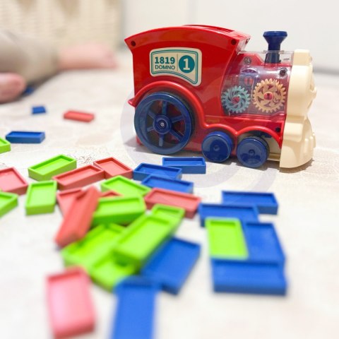 WOOPIE Elektryczna Ciuchcia Lokomotywa do Klocków Domino WOOPIE Elektryczna Ciuchcia Lokomotywa do Klocków Domino