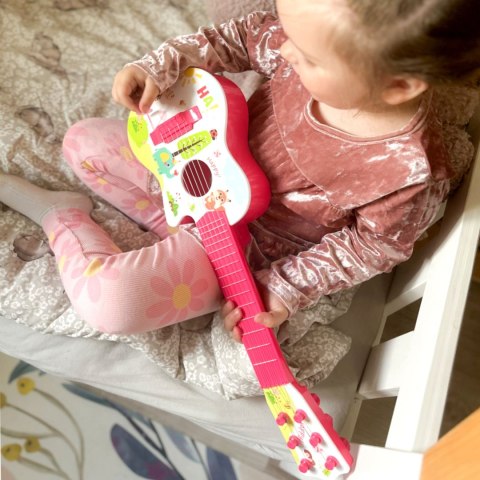 WOOPIE Gitara Akustyczna dla Dzieci Różowa 55 cm WOOPIE Gitara Akustyczna dla Dzieci Różowa 55 cm