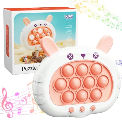 WOOPIE Gra POP IT Elektryczna Antystresowa Zręcznościowa Króliczek WOOPIE Gra POP IT Elektryczna Antystresowa Zręcznościowa Króliczek