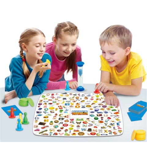 WOOPIE Gra Planszowa 2w1 Mały Detektyw + Chińczyk WOOPIE Gra Planszowa 2w1 Mały Detektyw + Chińczyk
