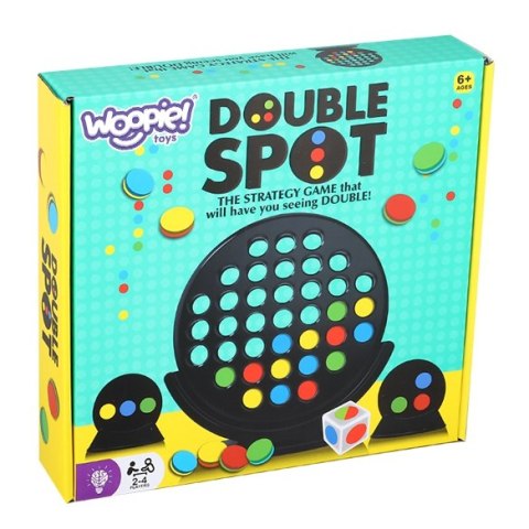 WOOPIE Gra Strategiczna Planszowa 3 w Linii Kropi Double Spot 6+ WOOPIE Gra Strategiczna Planszowa 3 w Linii Kropi Double Spot 6+