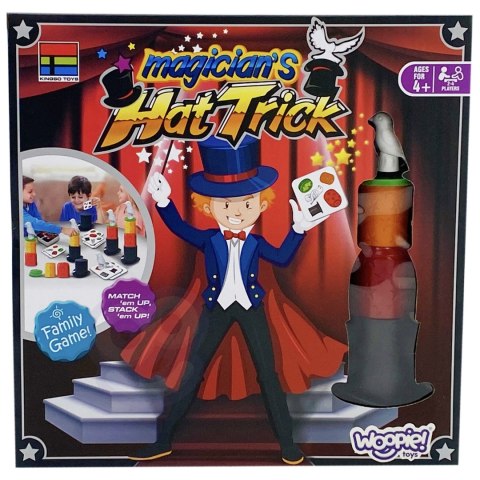 WOOPIE Gra sztuczki Magiczne z Kapeluszem Mały Magik 4+ WOOPIE Gra sztuczki Magiczne z Kapeluszem Mały Magik 4+