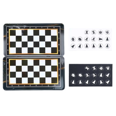 WOOPIE IQ Gra Szachy Warcaby Magnetyczne 2w1 Podróżna Kieszonkowa WOOPIE IQ Gra Szachy Warcaby Magnetyczne 2w1 Podróżna Kieszonkowa