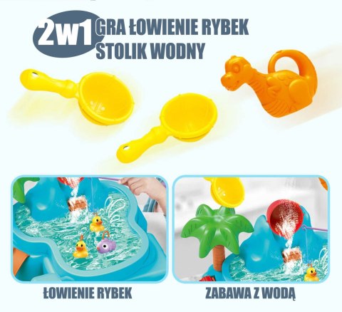WOOPIE Stolik Wodny 2w1 Gra Łowienie Rybek Wodospad 6 el. WOOPIE Stolik Wodny 2w1 Gra Łowienie Rybek Wodospad 6 el.