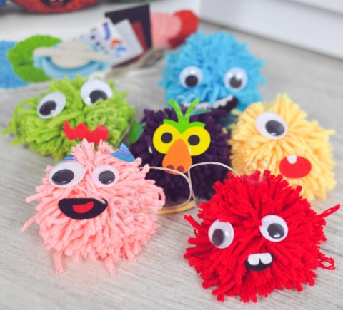 WOOPIE ART&FUN Zestaw Kreatywny Zrób Potworka Monster Pom WOOPIE ART&FUN Zestaw Kreatywny Zrób Potworka Monster Pom
