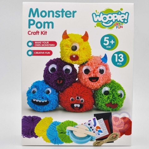 WOOPIE ART&FUN Zestaw Kreatywny Zrób Potworka Monster Pom WOOPIE ART&FUN Zestaw Kreatywny Zrób Potworka Monster Pom